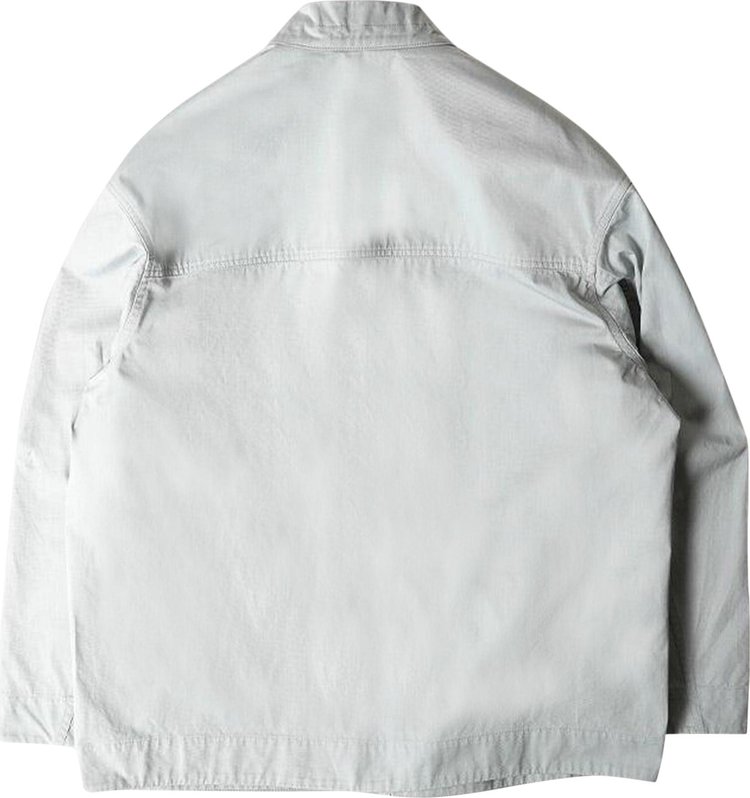 Lemaire Asymmetrical Blouson Cold Dye Cloud Grey