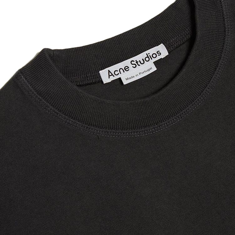 Acne Studios Logo T Shirt Dress Black