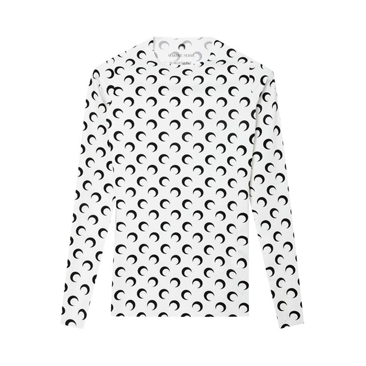 Marine Serre Second Skin Moon Top White