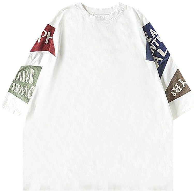 Kapital Pennant Kochi  Zephyros Huge Jersey T Shirt Multicolor