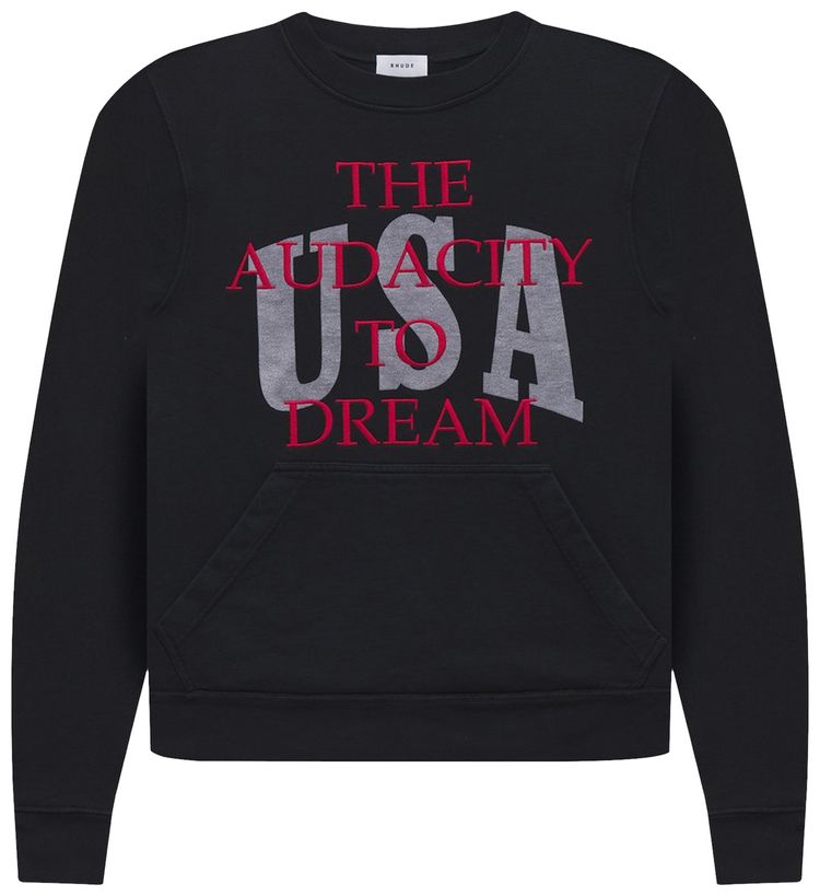 Rhude Dreamers Crewneck Black