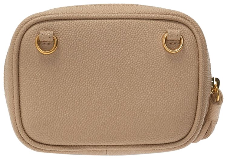 Saint Laurent Keypouch With Strap Dark Beige