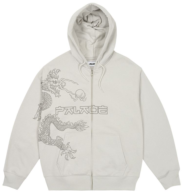 Palace Dragon Hood Artcic Grey