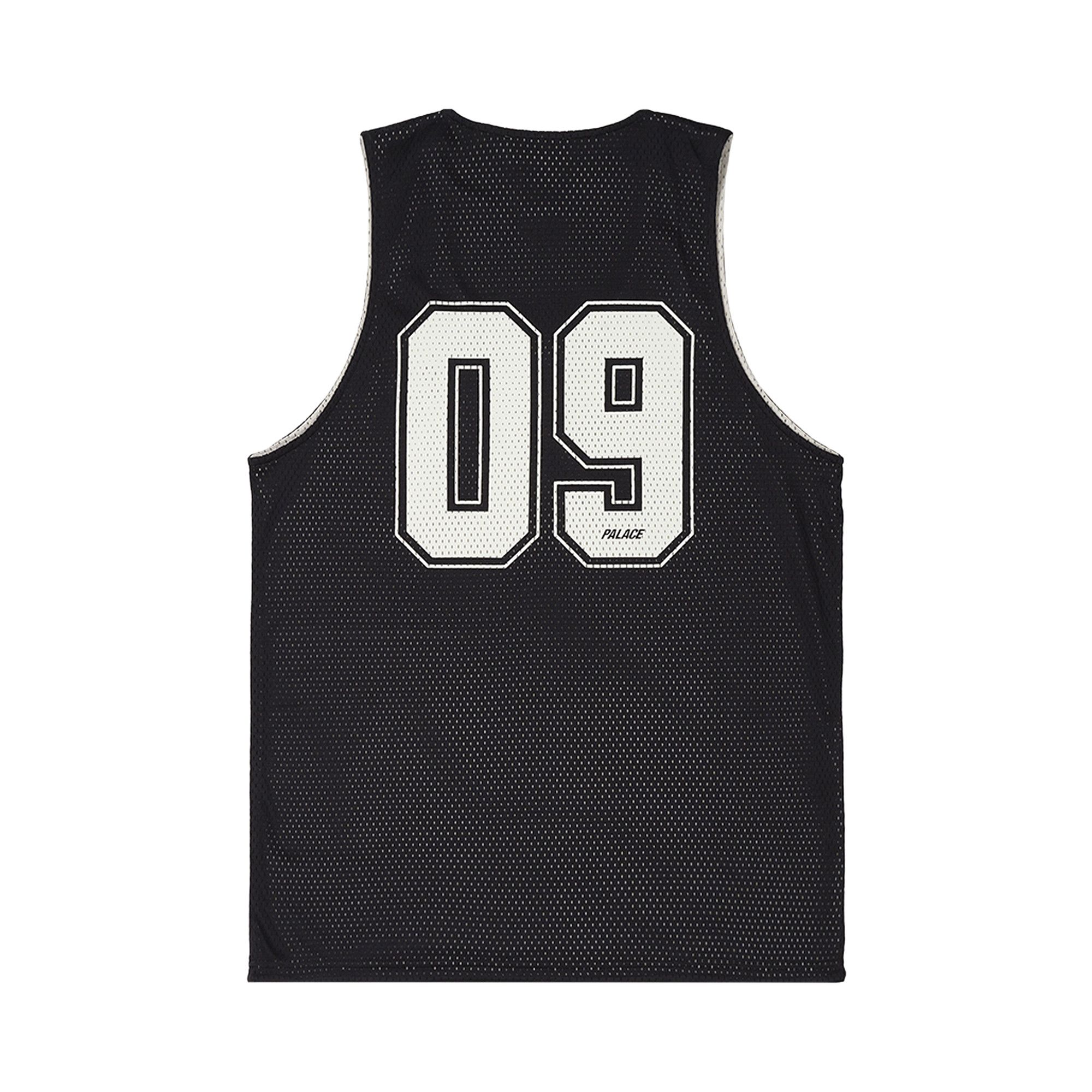 Buy Palace Mesh Reverso Border Vest 'Black' - P26ES041 | GOAT