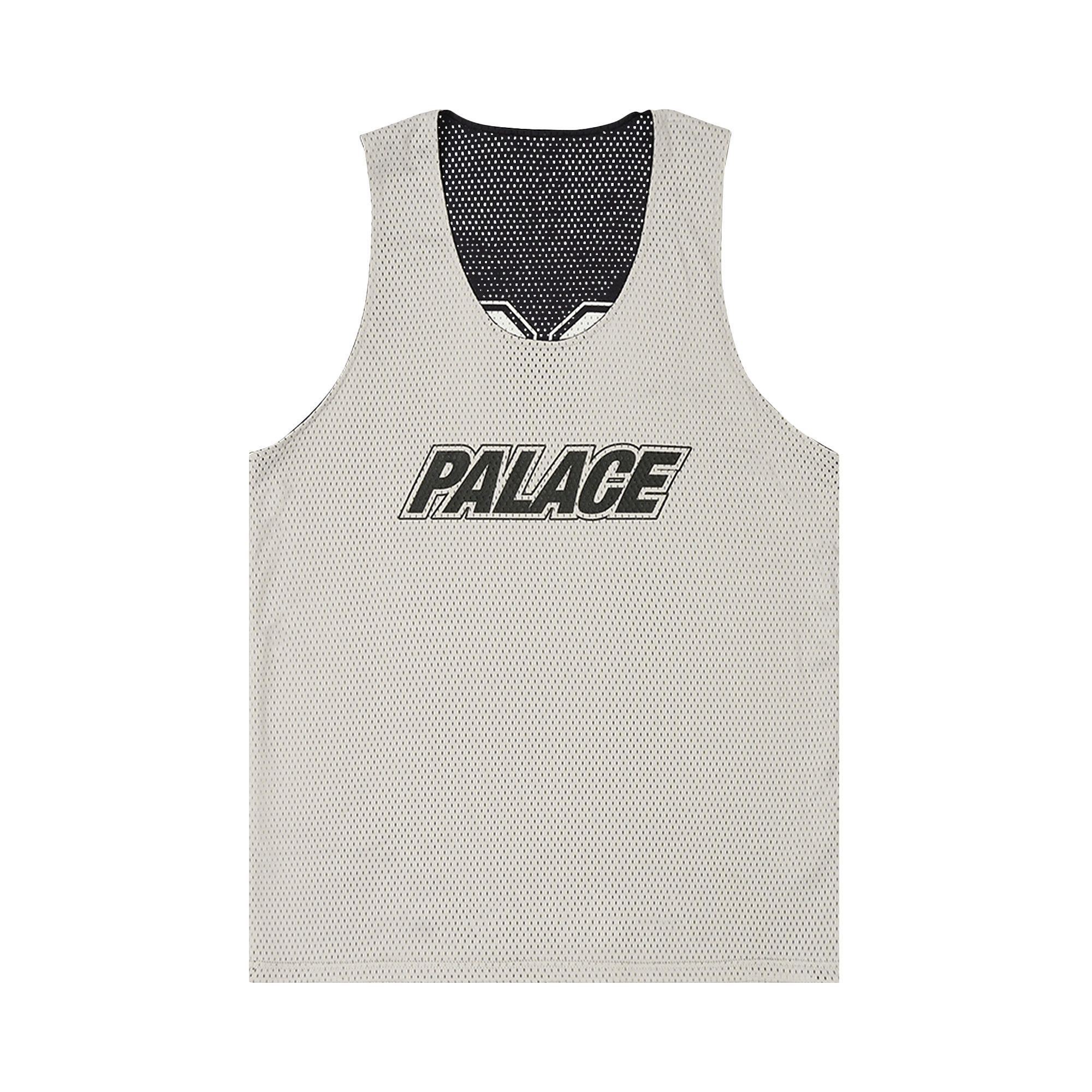 Buy Palace Mesh Reverso Border Vest 'Black' - P26ES041 | GOAT