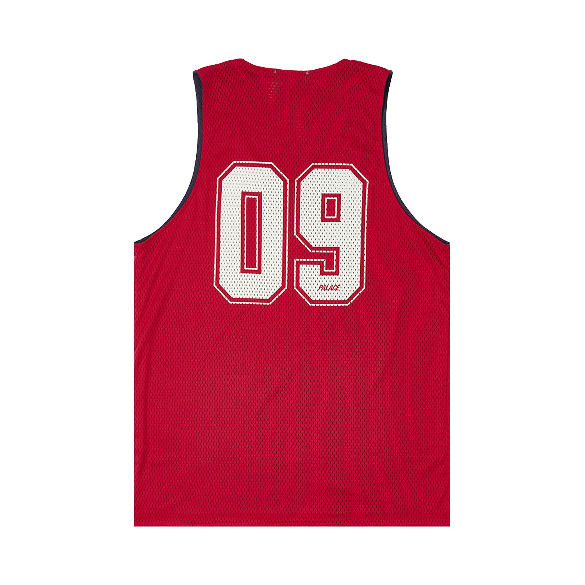Buy Palace Mesh Reverso Border Vest 'Navy' - P26ES046 | GOAT IT