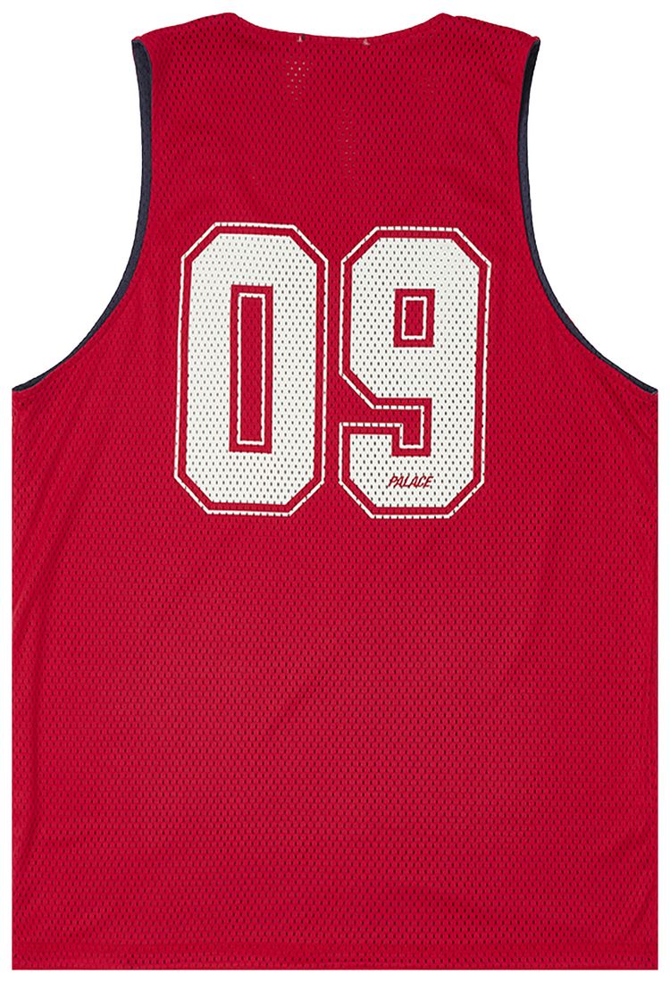 Palace Mesh Reverso Border Vest Navy