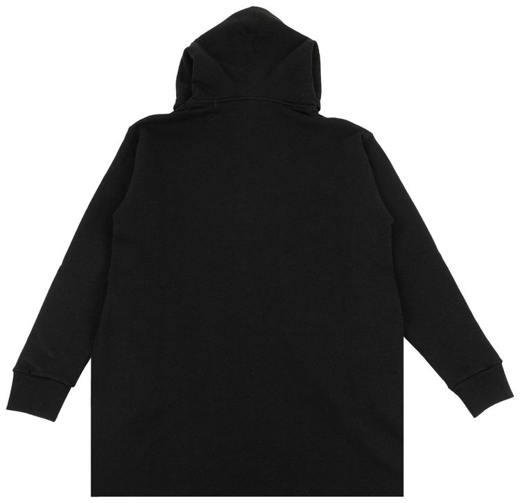 Gucci Jersey Hooded Dress With Logo BlackMulticolor