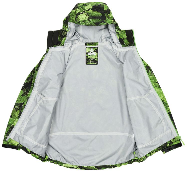 Palace Pertex 3L Armor Jacket Leaf Print