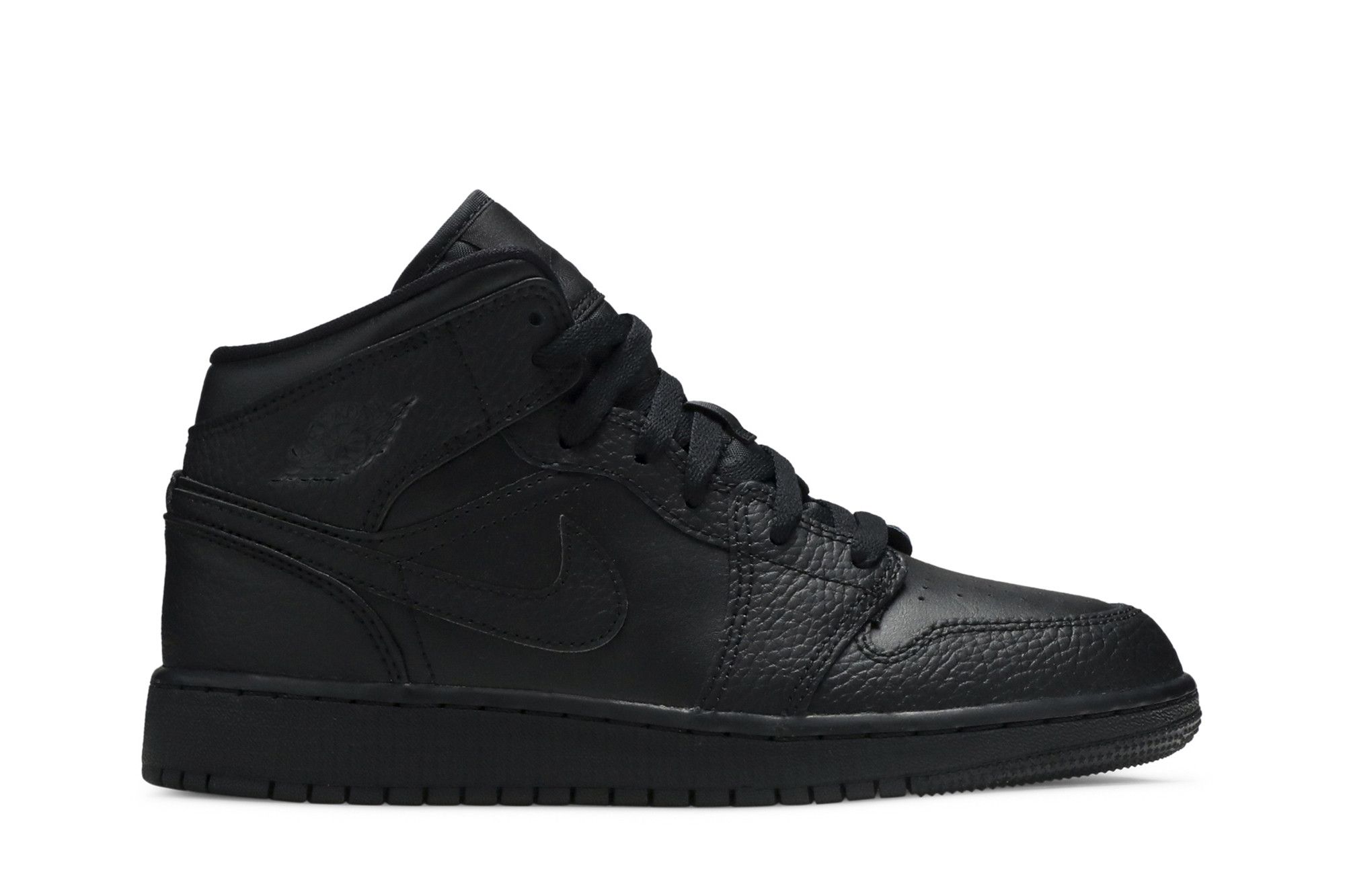 Buy Air Jordan 1 Mid GS 'Triple Black' 2020 - 554725 091 | GOAT