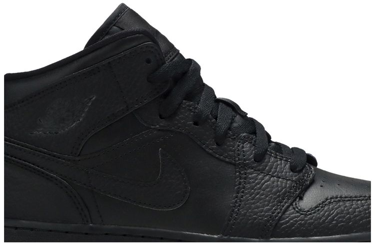 Air Jordan 1 Mid GS Triple Black 2020