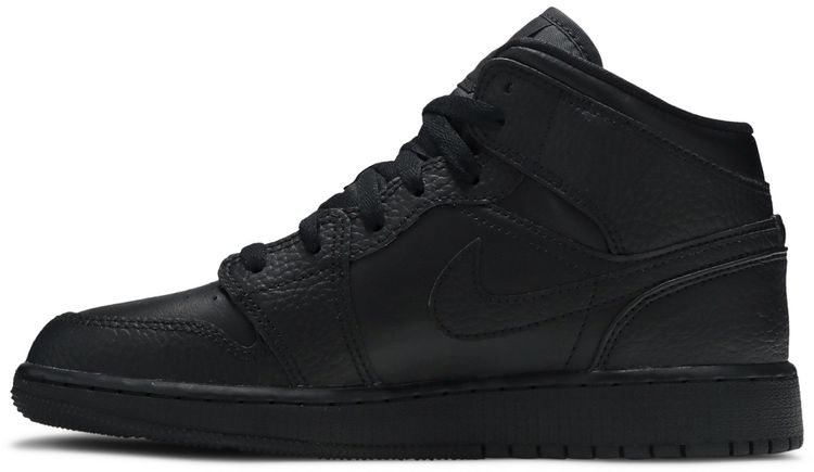 Air Jordan 1 Mid GS Triple Black 2020