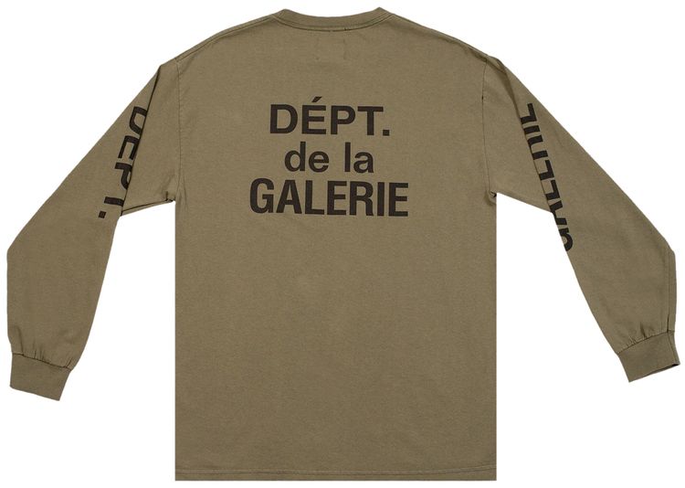 Gallery Dept French Collector Long Sleeve Tee Olive