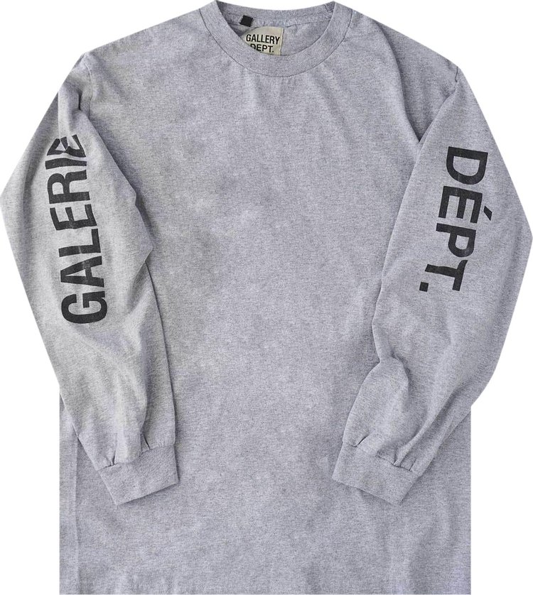 Gallery Dept. French Collector Long-Sleeve Tee 'Grey'