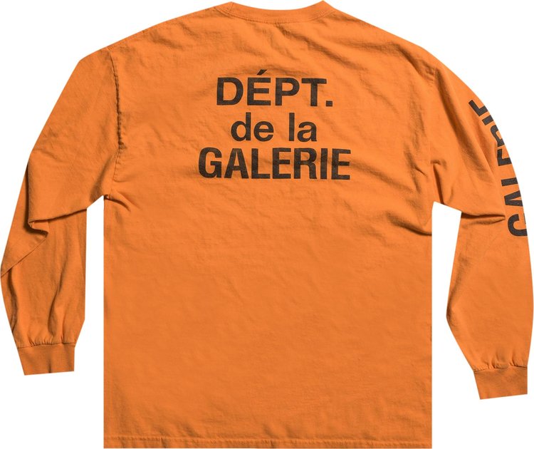 Gallery Dept French Collector Long Sleeve Tee Orange