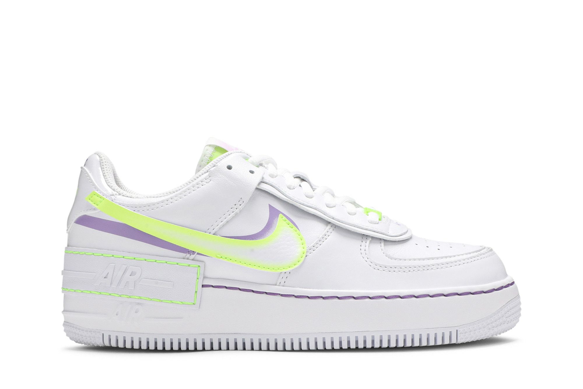 air force shadow purple and green