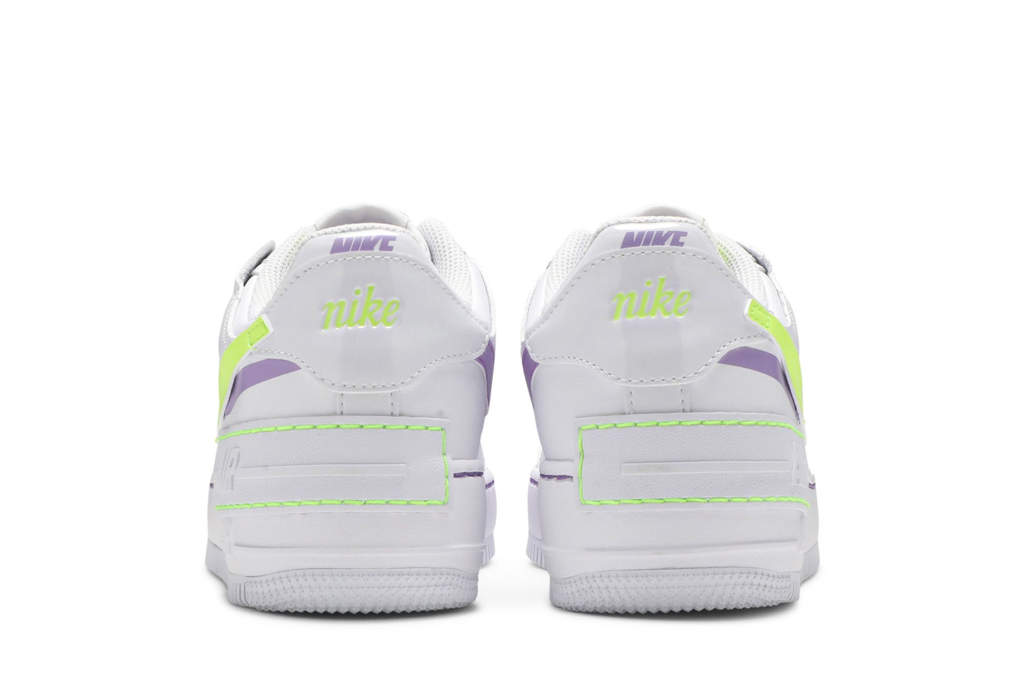 air force shadow purple and green