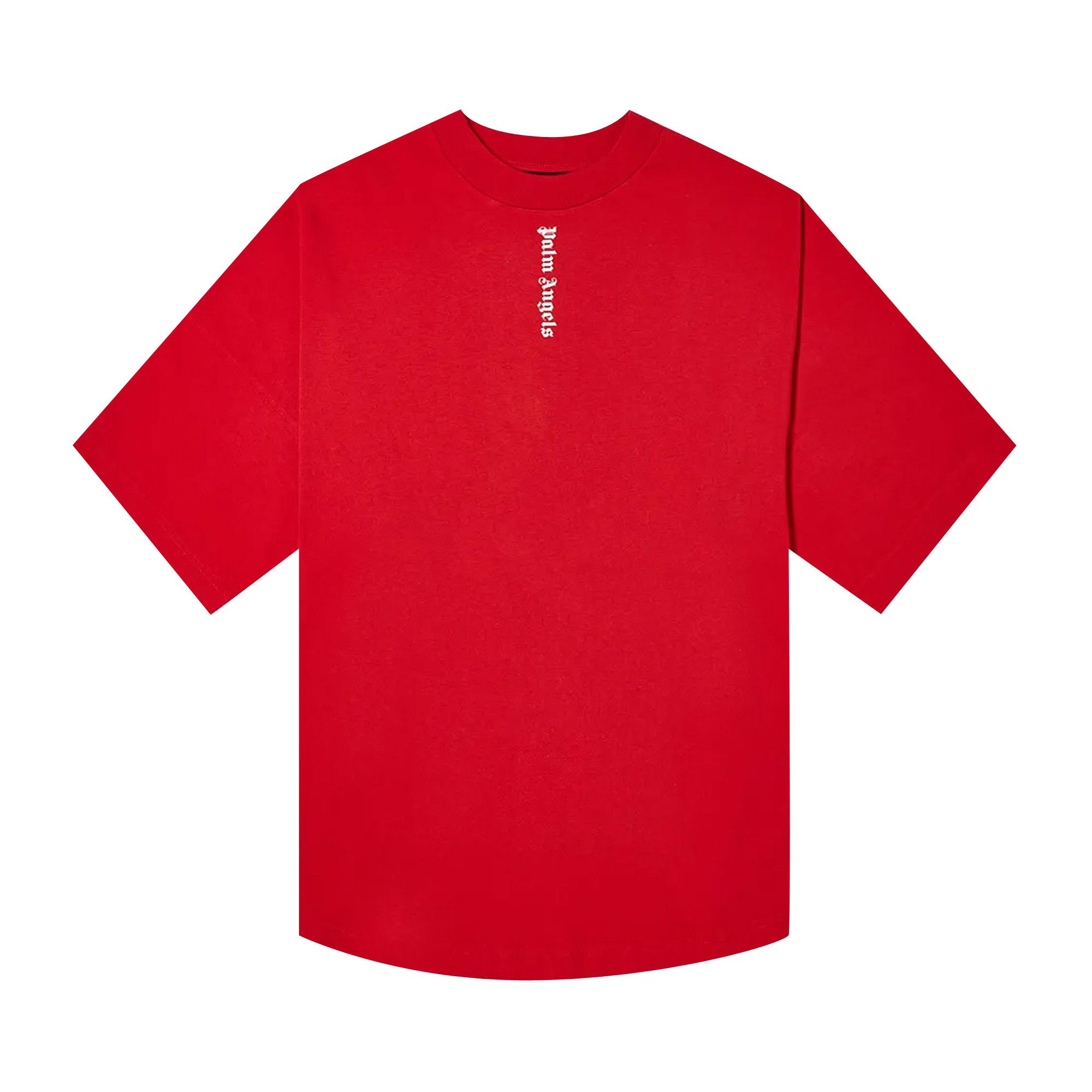 Buy Palm Angels Logo T-Shirt 'Red/White Buy Palm Angels Logo T-Shirt 'Red/White