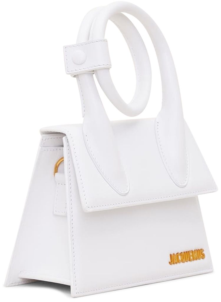 Jacquemus Le Chiquito Noeud Shoulder Bag White