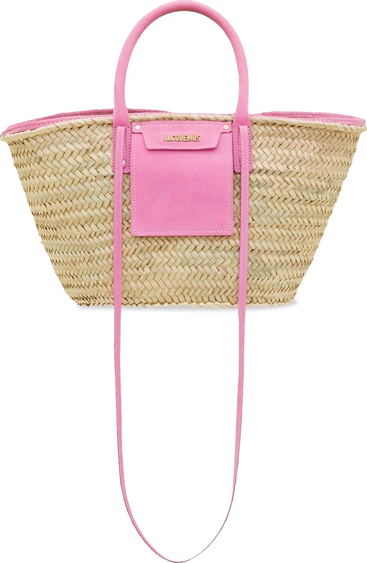 Jacquemus Le Panier Soleil Basket Bag 'Pink'