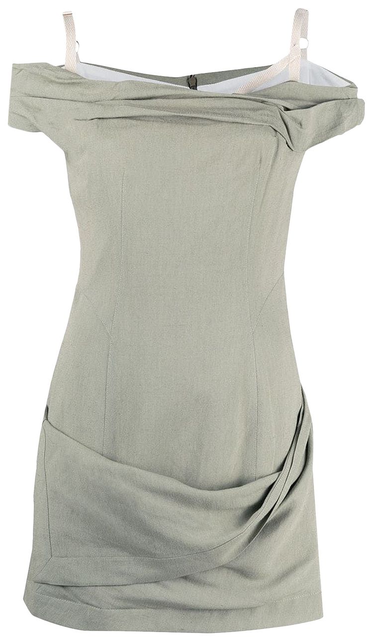 Jacquemus La Robe Foglio Dress Sage Green