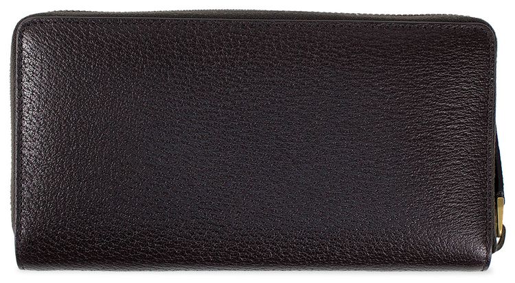 Gucci GG Marmont Zip Around Wallet Brown