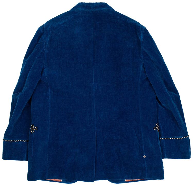 Gucci Velvet Blazer Jacket Blue