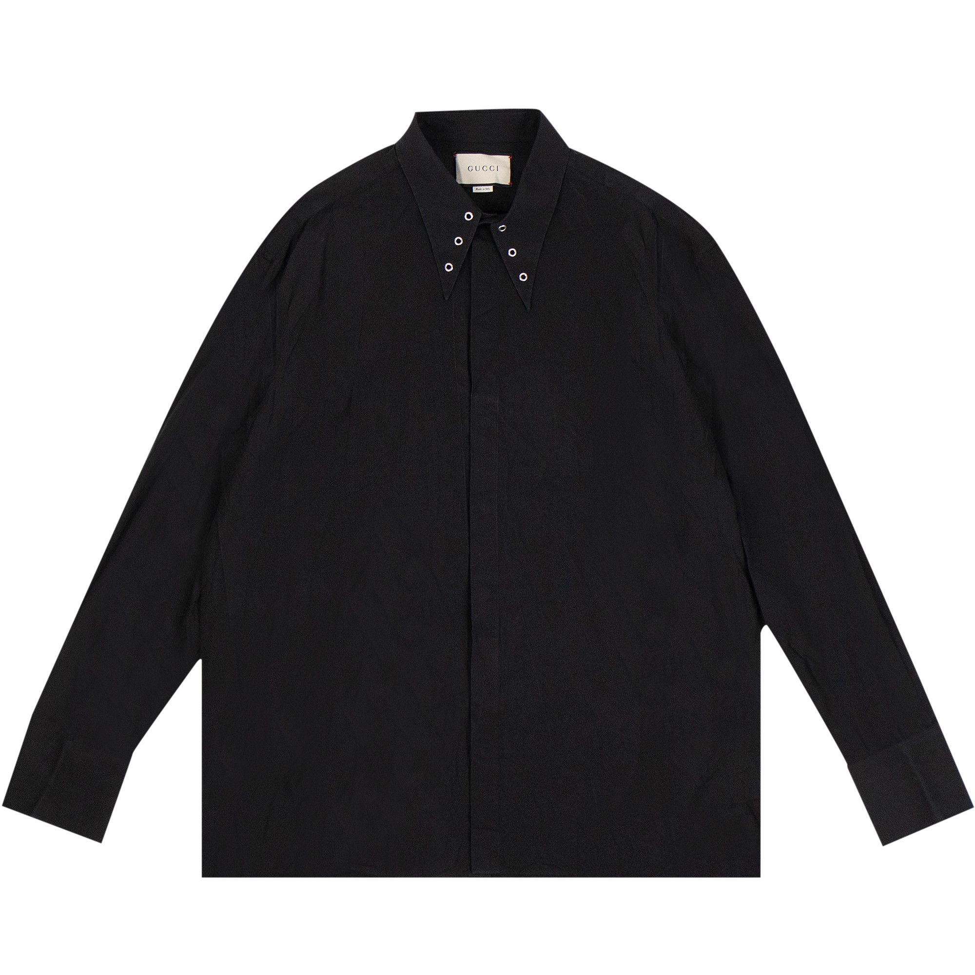 アメリカ通販ファッション 'Black' Shirt Down Button Poplin Gucci Buy - Z365G 538955 トップス