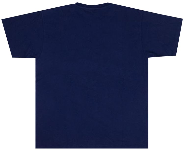 Gucci Interlocking G Stripe Print T shirt Blue