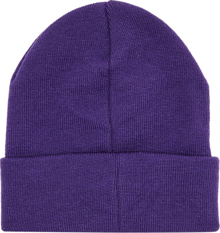 Supreme Stencil Beanie Purple