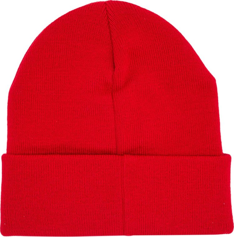 Supreme Stencil Beanie Red