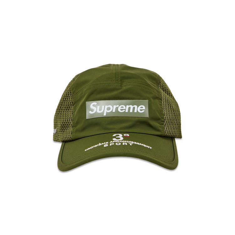 Buy Supreme Mesh Side Panel Camp Cap Olive Ss24h62 Olive Goat