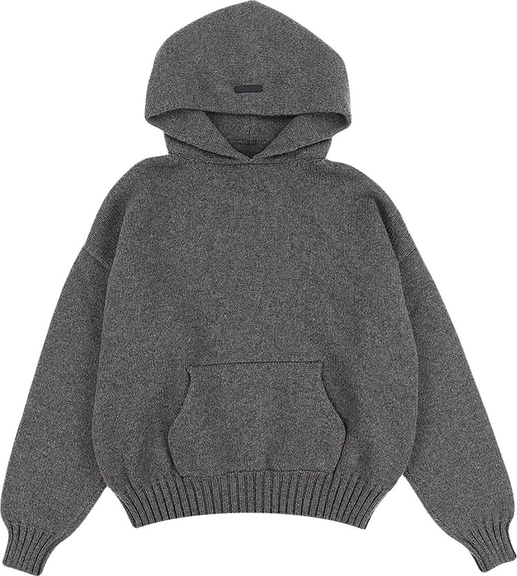 Fear of God Knit Hoodie Dark Heather