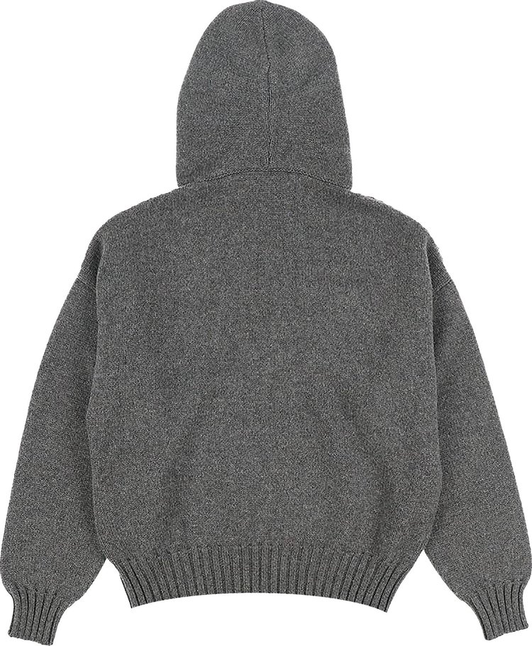 Fear of God Knit Hoodie Dark Heather