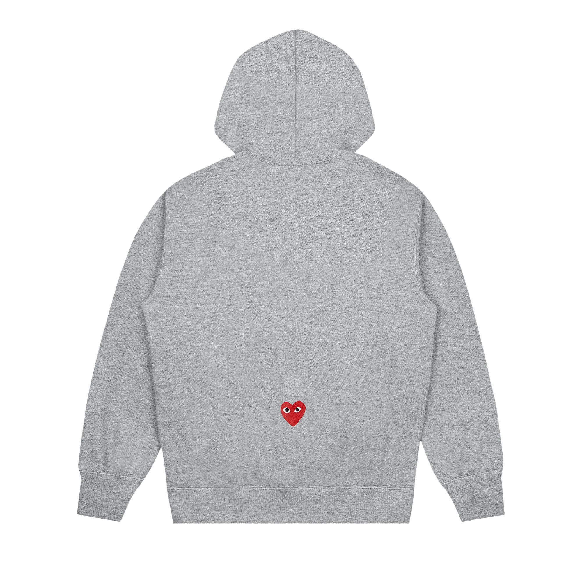 Buy Nike x Comme des Garcons PLAY Hoodie Grey AE T404 051 1 GOAT UK