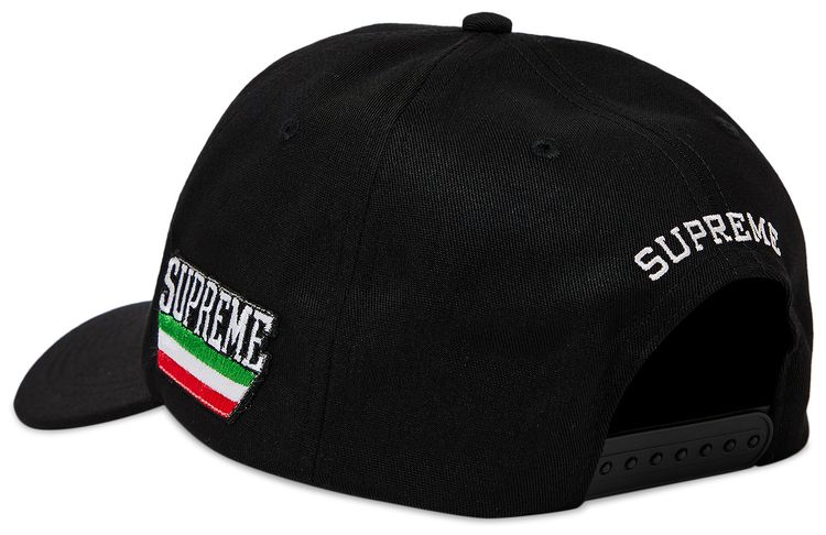 Supreme Italia 6 Panel Black