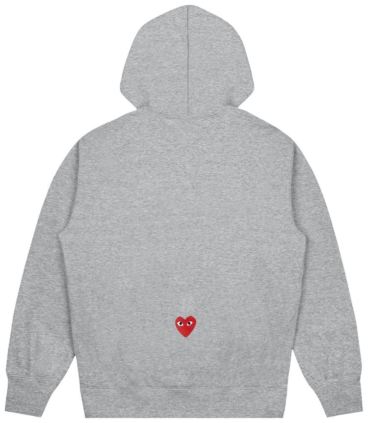 Nike Womens x Comme des Garcons PLAY Hoodie Grey