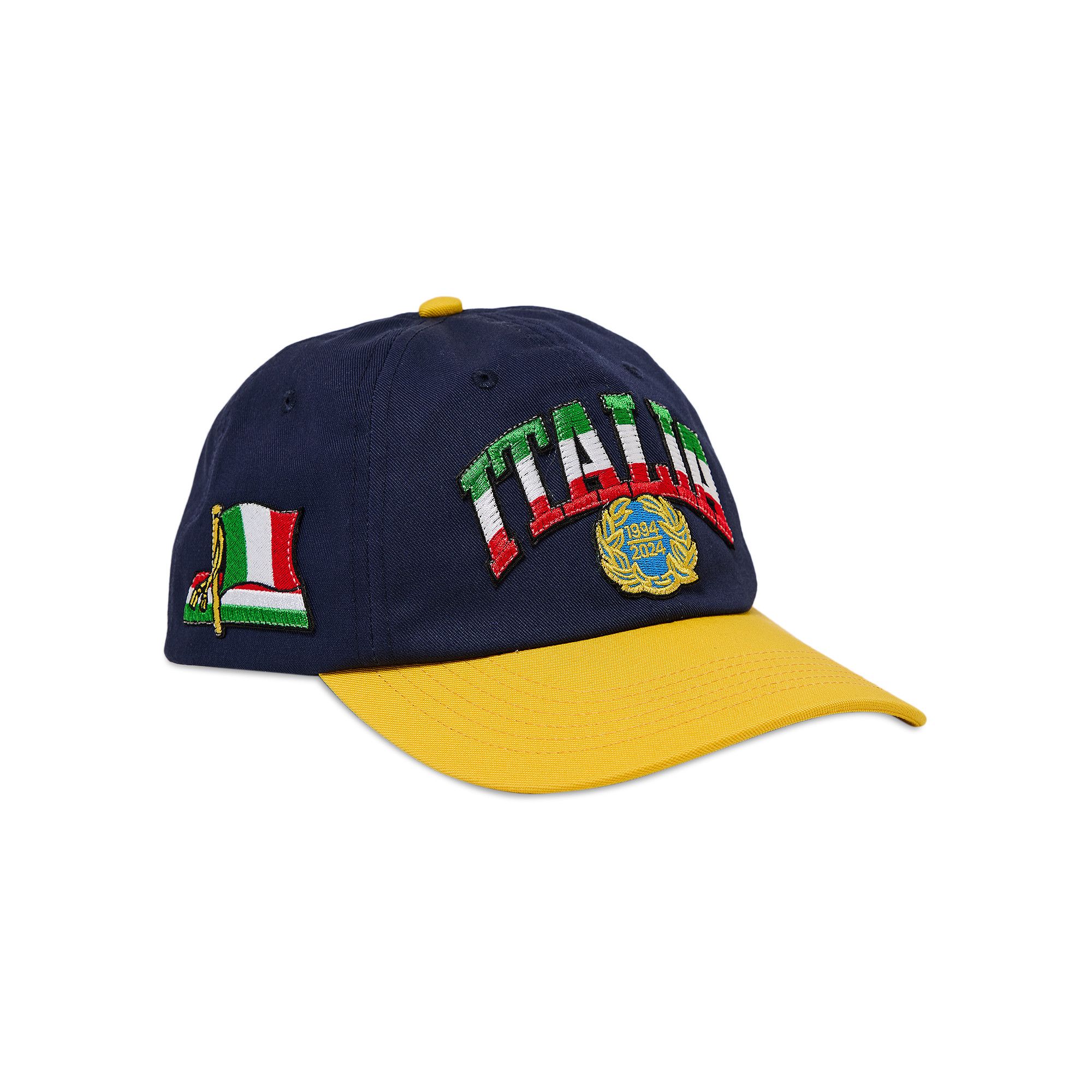 帽子 Supreme Italia 6-Panel Navy Supreme Italia 6-Panel Hat Cap - Navy Blue - SS24 New