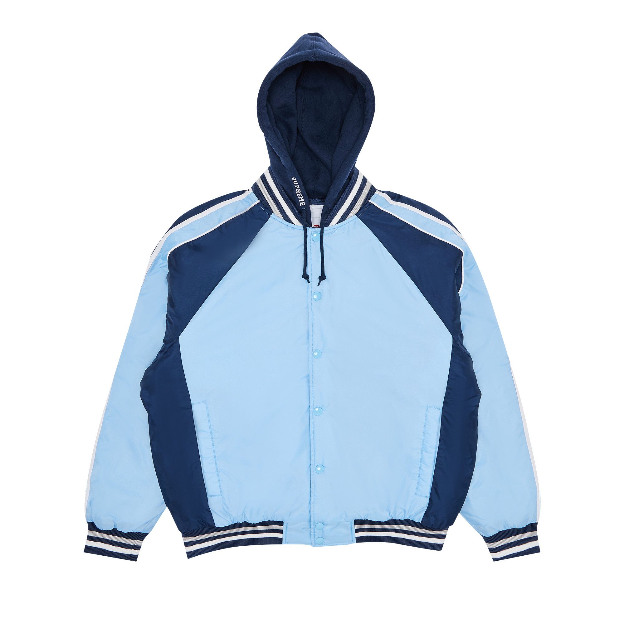 Size xl Supreme Hooded Stadium Jacket 'Blue'