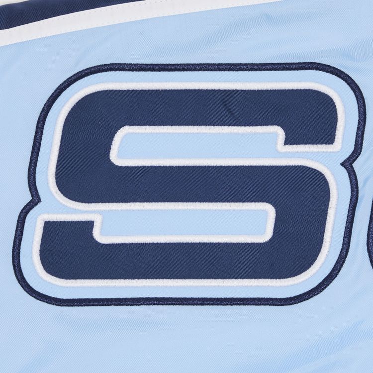 Supreme Hooded Stadium Jacket Blue