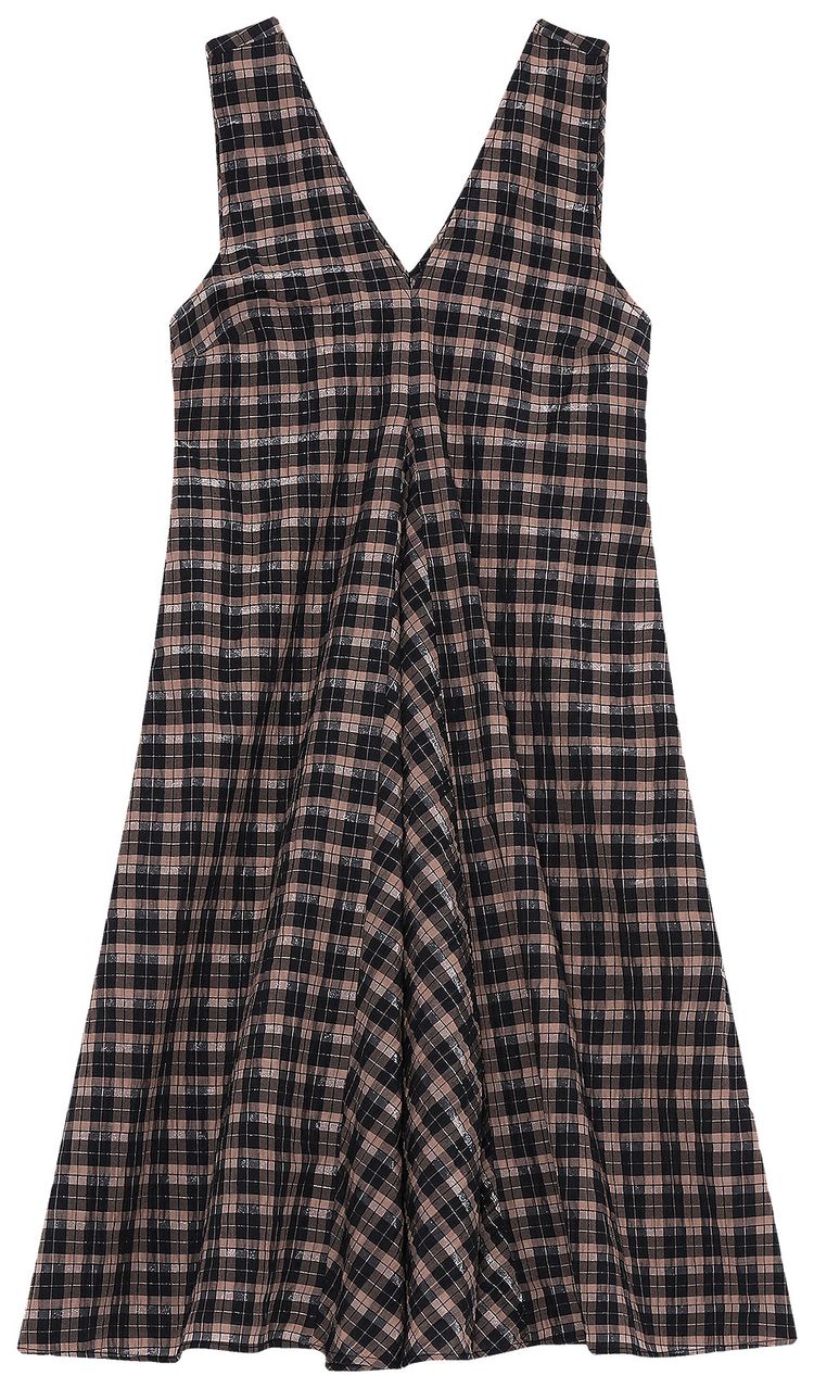 GANNI Midi Dress Fossil