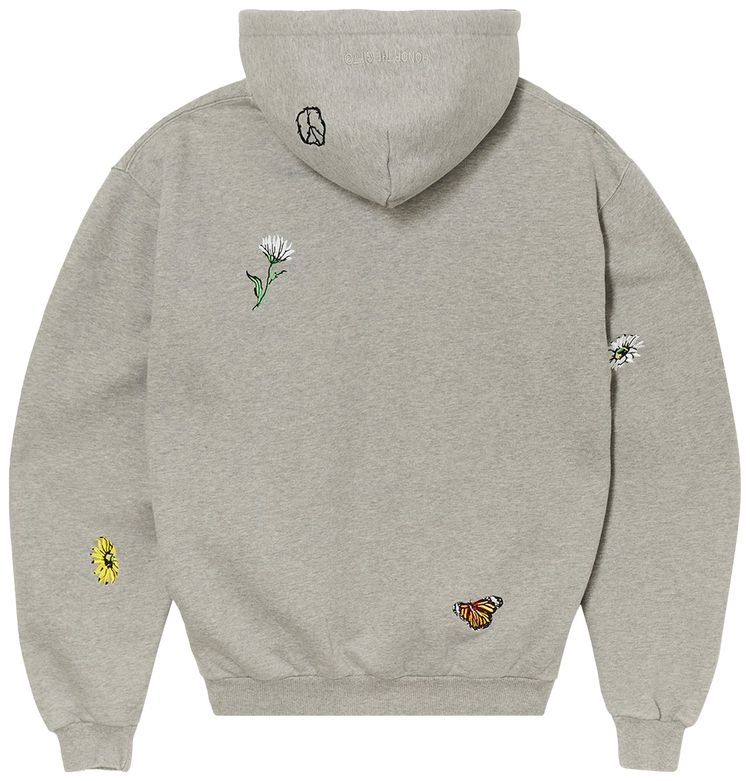 Honor The Gift Iron Peace Hoodie Athletic Grey