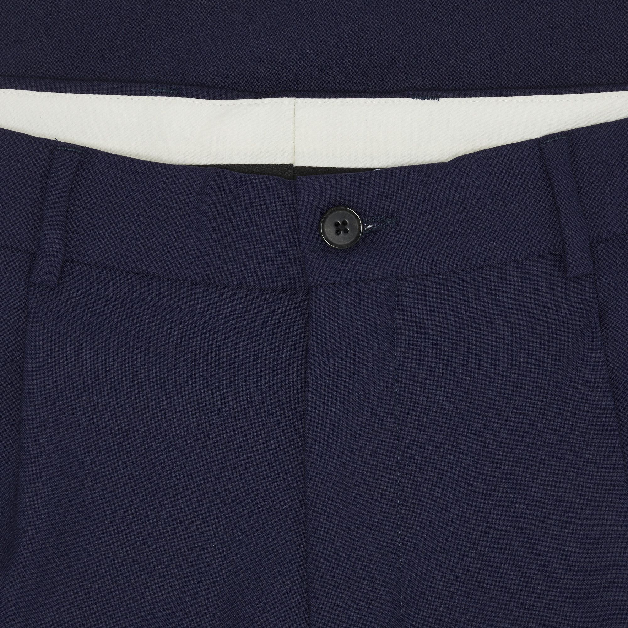 Size 32 Supreme Pleated Trouser 'Navy'