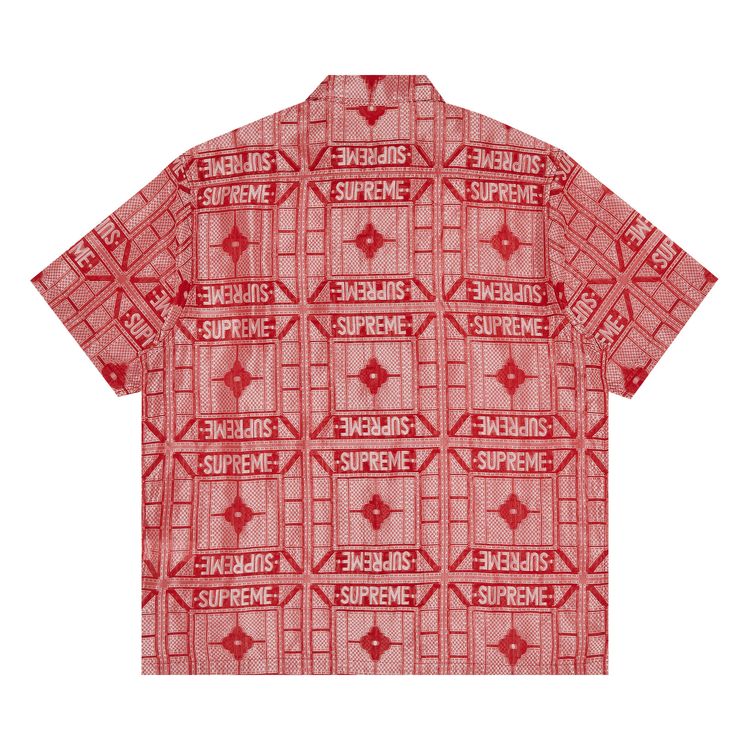 Buy Supreme Tray Jacquard Short-Sleeve Shirt 