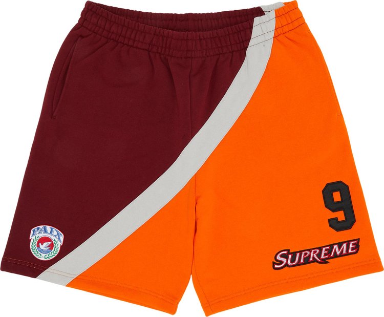 Supreme Equipe Sweatshort Dark Orange