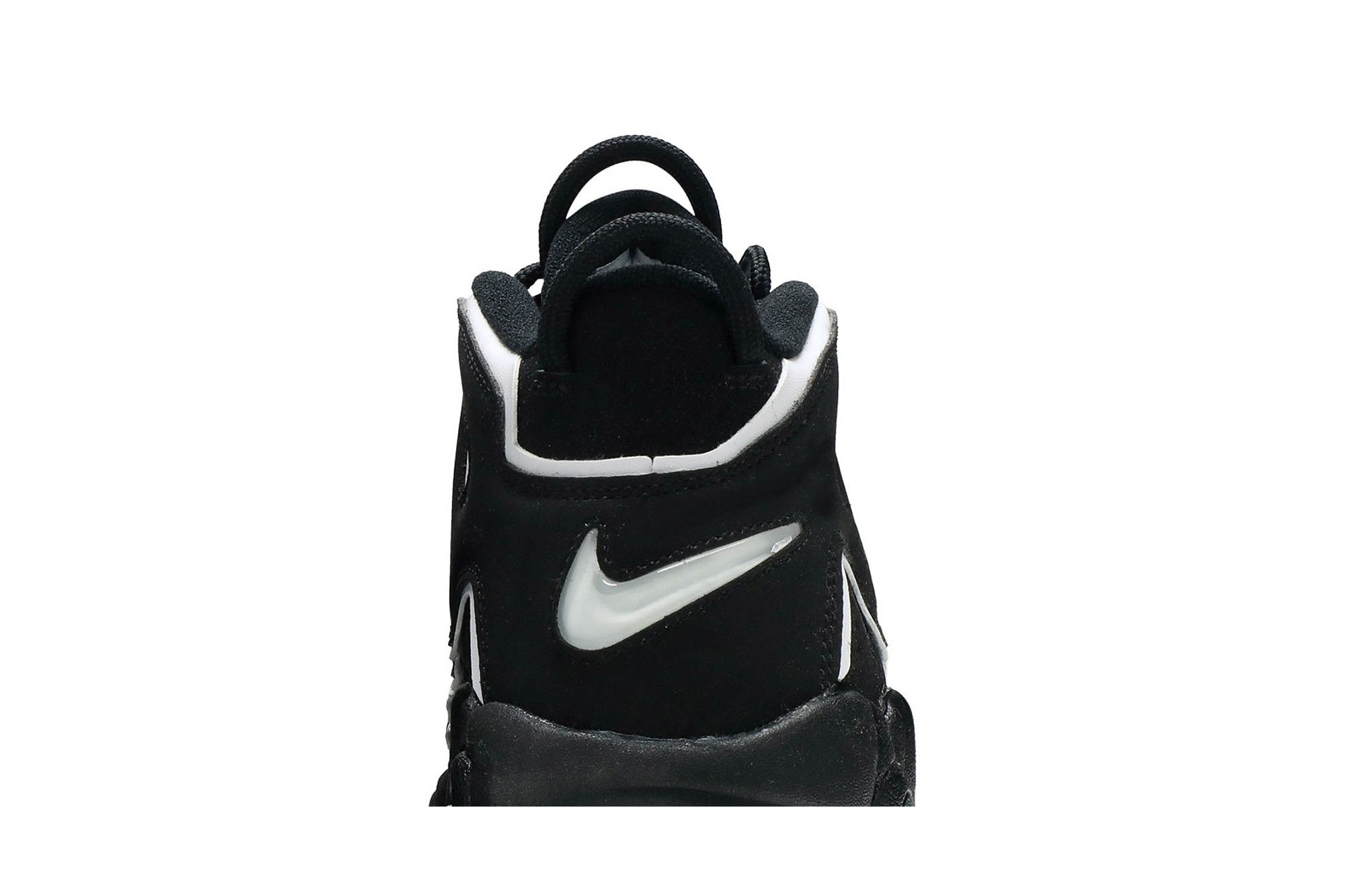 スニーカー Nike Air More Uptempo \"Black White\" 415082-002 NIKE AIR MORE UPTEMPO (GS) BLACK / WHITE-BLACK SZ 5Y-WOMENS