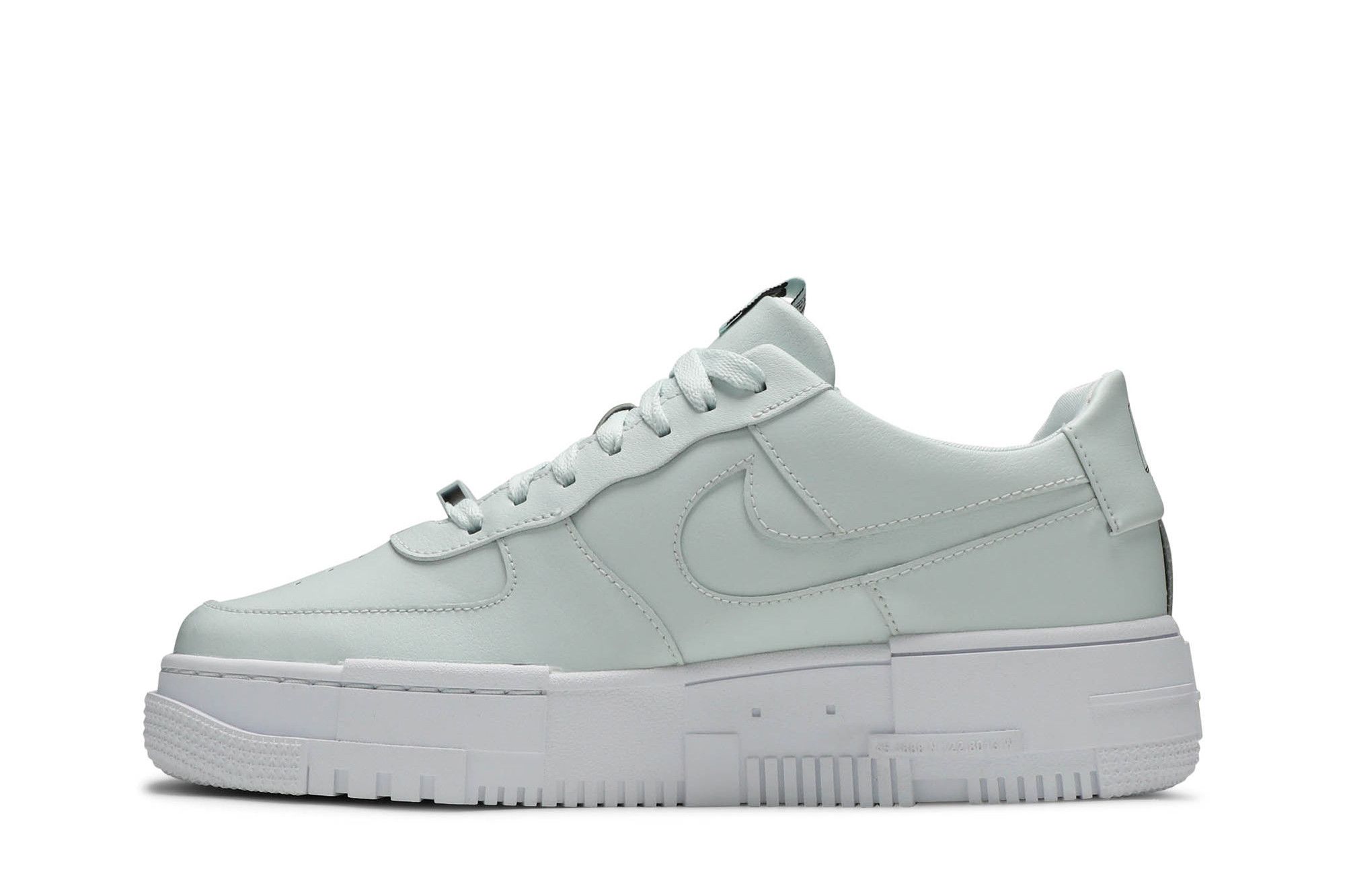 Size 5.0 Wmns Air Force 1 'Pixel Ghost Aqua'