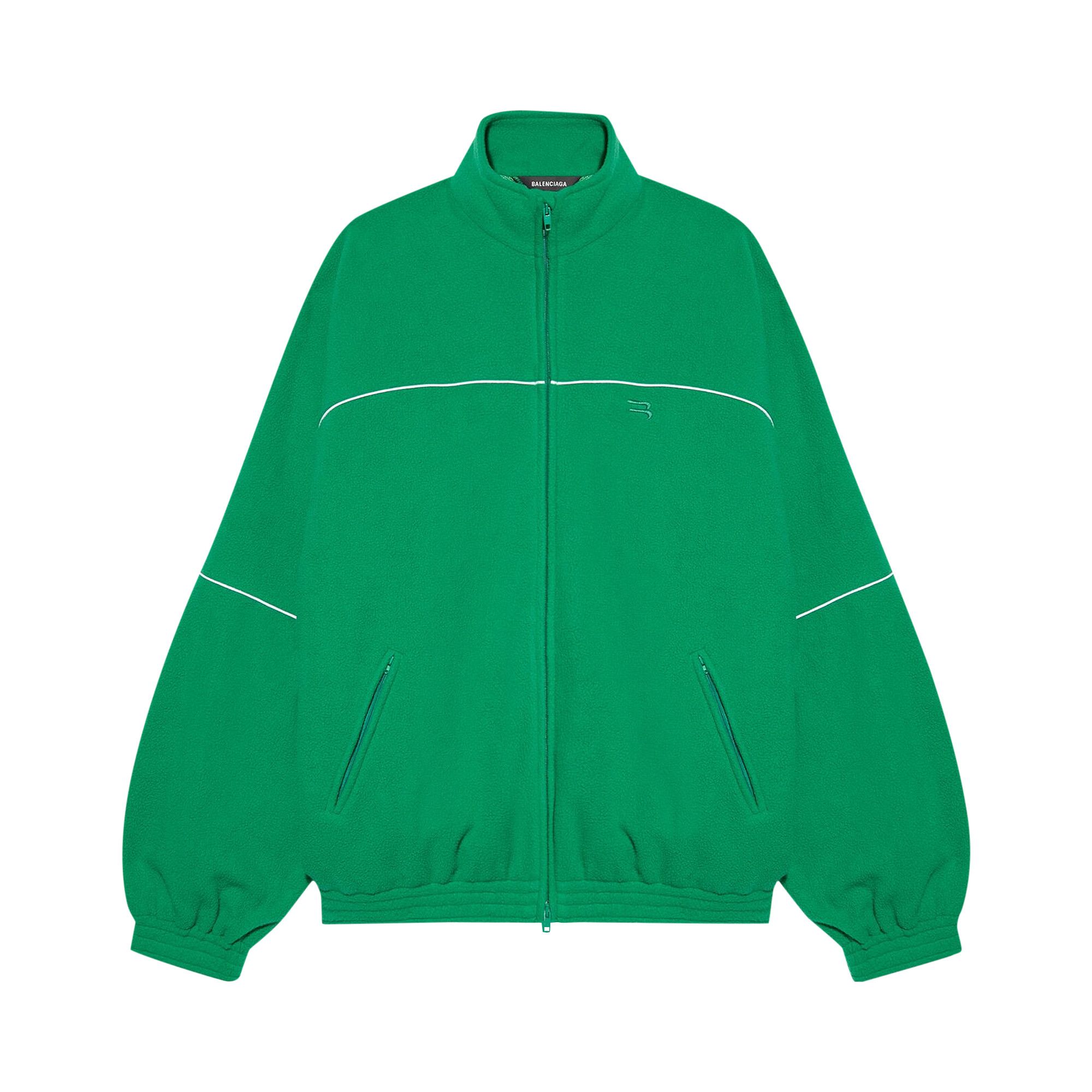 Buy Balenciaga Double Brushed Fleece Tracksuit Jacket Green 642337 TJQ32 3001 GOAT CA