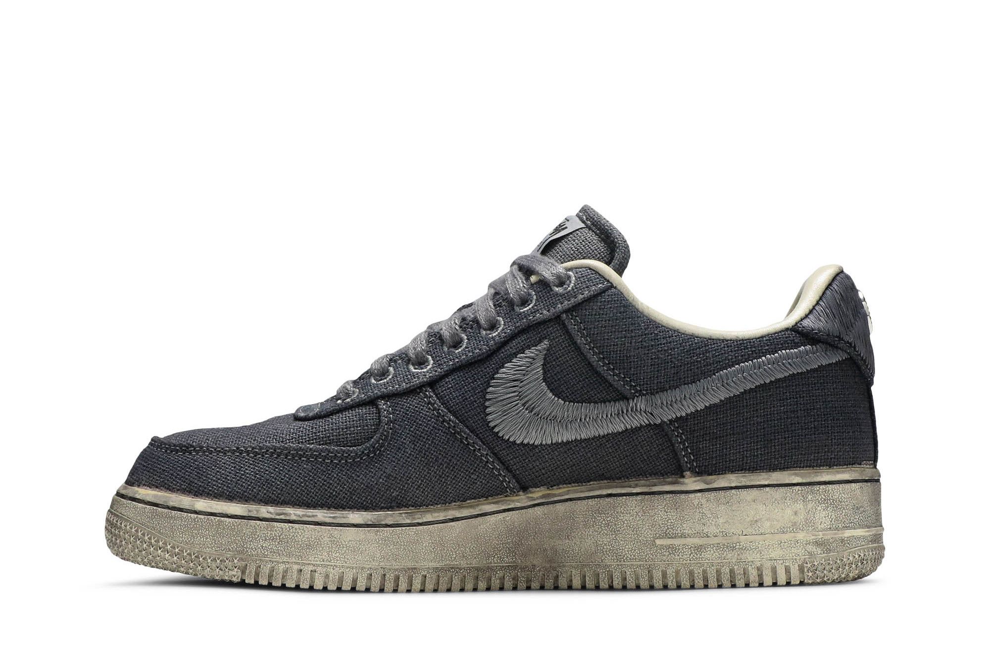 STUSSY×NIKE FORCE1 16cm 新品 Nike Air Force 1 Low Stussy Black for Sale | Authenticity