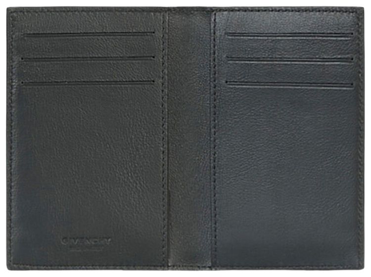 Givenchy Card Holder With Latex Band BlackSilver